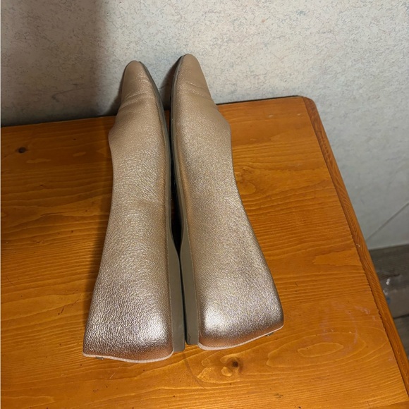 Birdies The Goldfinch Pointed Toe Flats Metallic Gold Leather Women’s 7.5 - Picture 6 of 9